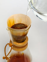 Photo of CHEMEX® Natural Half Moon Filters (100-Pack) ( ) [ Chemex ] [ Paper Filters ]